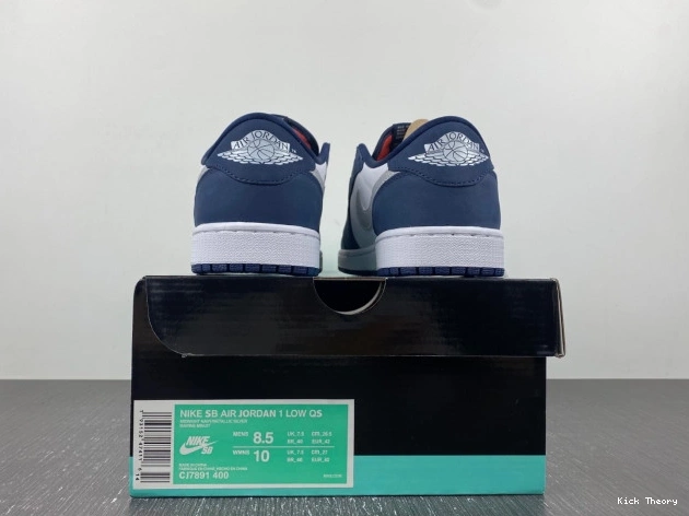 Kick Theory CJ7891-400 Midnight SB Low 1 Navy Jordan 0805